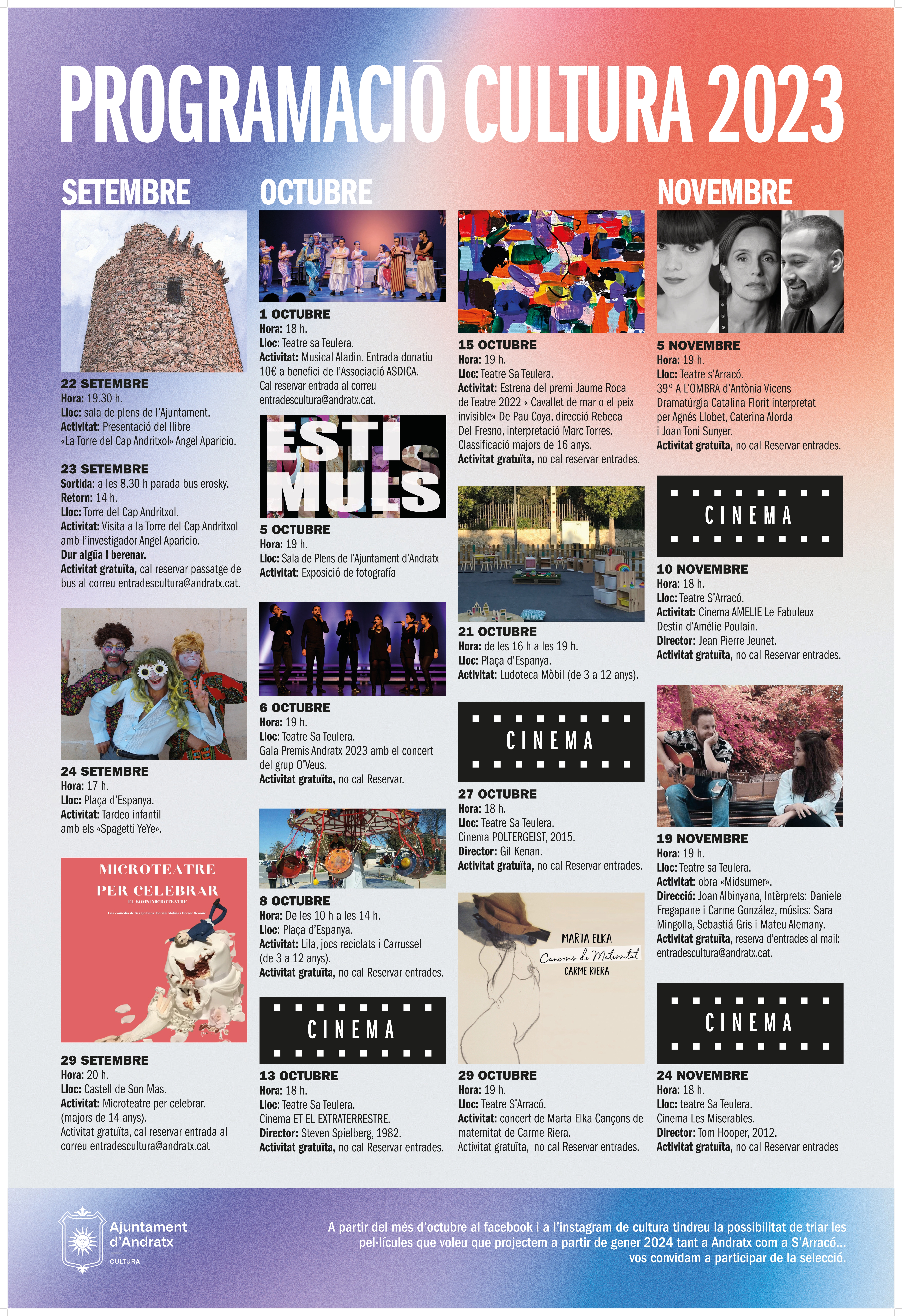 Agenda cultural 2023