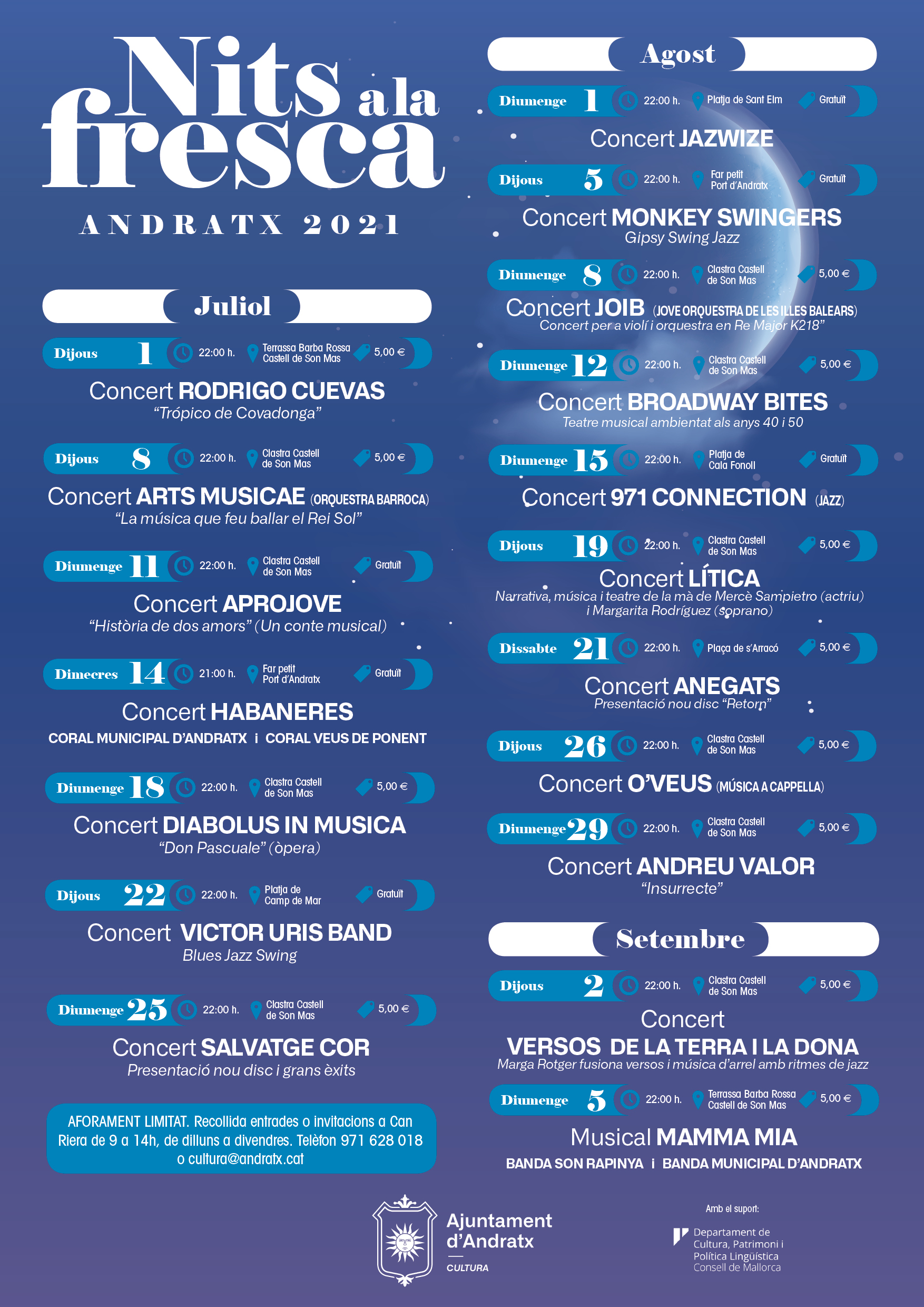 Cartell Nits a la Fresca